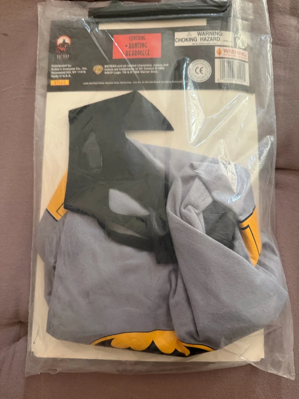 The New Batman Adventures Baby Bunting Costume - Vintage 90’s Newborn Halloween